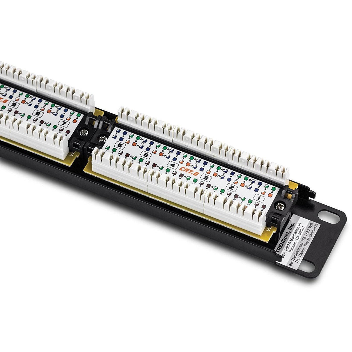 CAT 6 1U 24 Ports Patch Panel E561