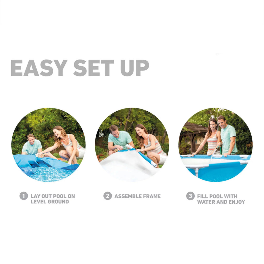 8' X 20 Steel Frame Swimming Pool Y300094