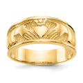 10K Yellow Gold Claddagh Ring I4180
