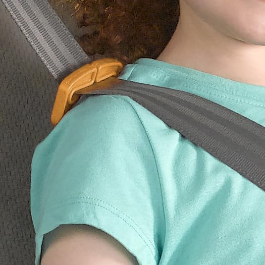 Backless Booster Car Seat, Portable Car Booster Seat for Children 40-110 lbs., Grape/Purple Y6757