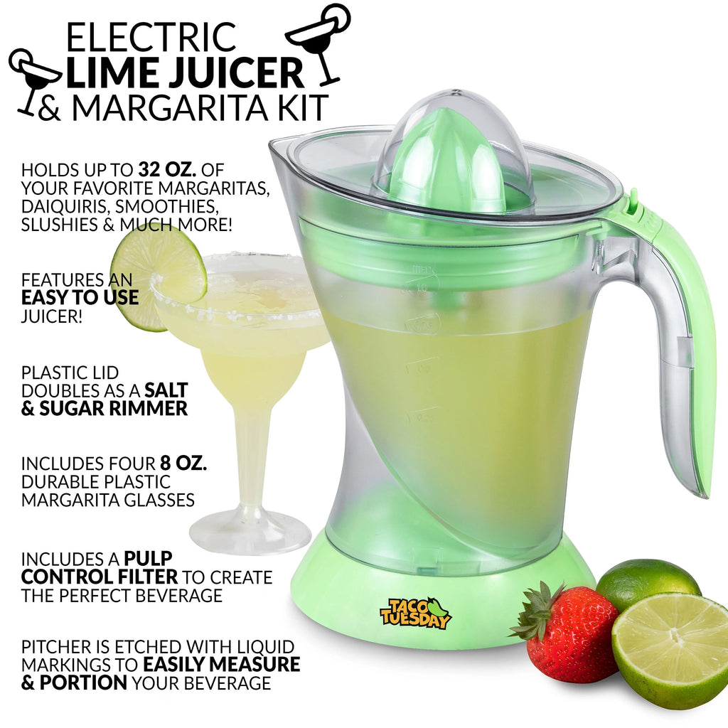 Electric Lime Juicer & Margarita Kit X29820