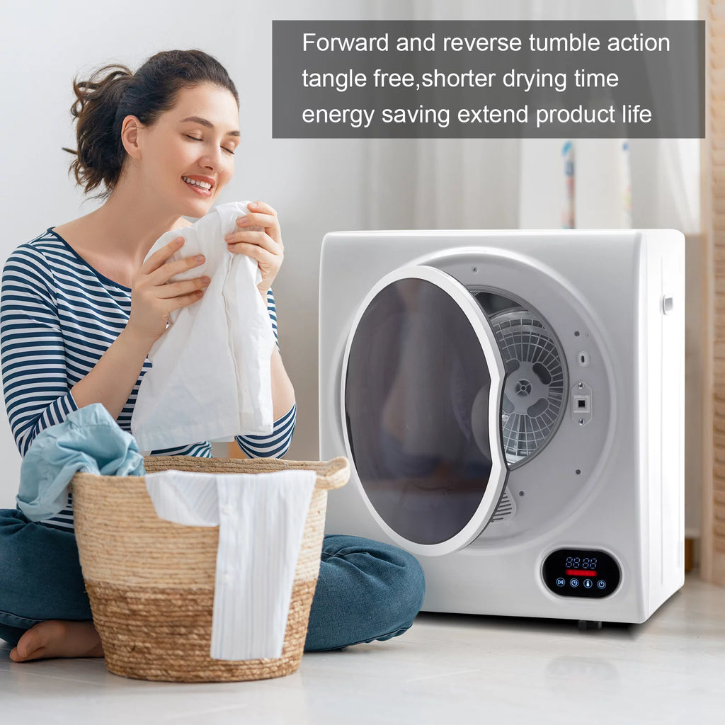 1.5 cu. ft. Compact Electric Dryer, White G834714