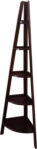 5-Shelf Corner Ladder Bookcase X35571