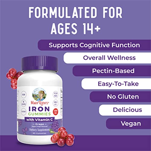Sugar Free Iron Gummies with Vitamin C, 60 Count K874514