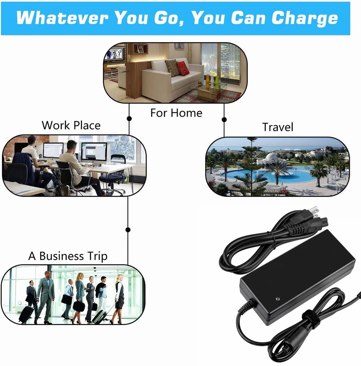 Compatible AC DC Adapter Replacement R10976