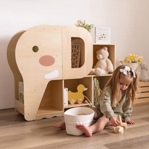 2-Tier Bookshelf and Toy Storage Organizer with Book Rack A692