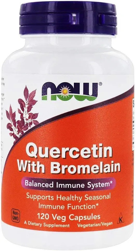 Quercetin with Bromelain 120 Vegetable Capsules B488