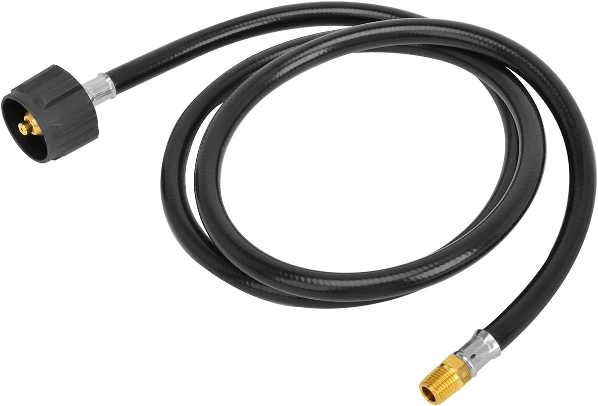 Vertical Two Stage Propane Regulator with 5Ft 1/4 NPT × POL Connection Propane Hose C152