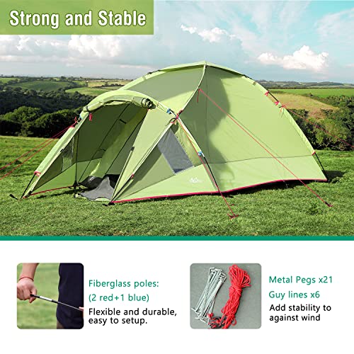 Waterproof Dome Tent 3 Person O42986