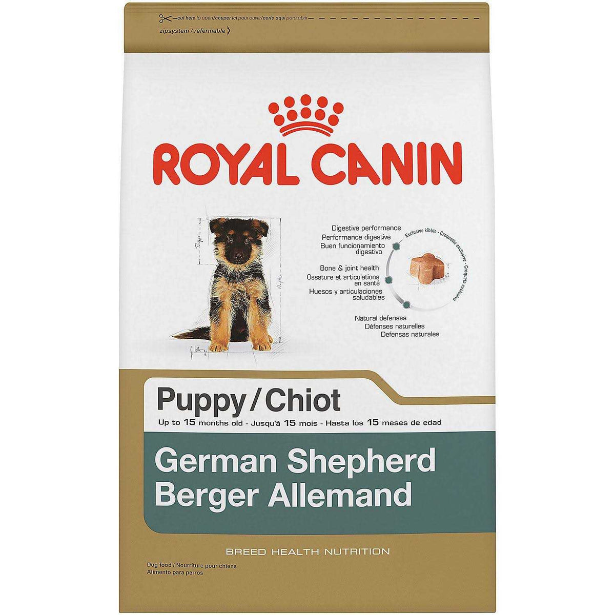 German Shepherd Puppy Dry Dog Food O6150
