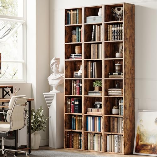 Tall Narrow 8 Tiers Bookshelf J807
