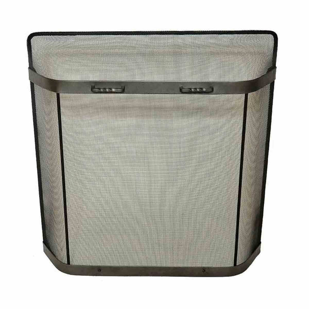 Vintage Iron Fireplace Screen P4469