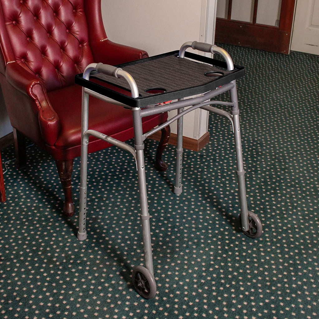 Black No Slip Walker Tray 16 x 21in T5019