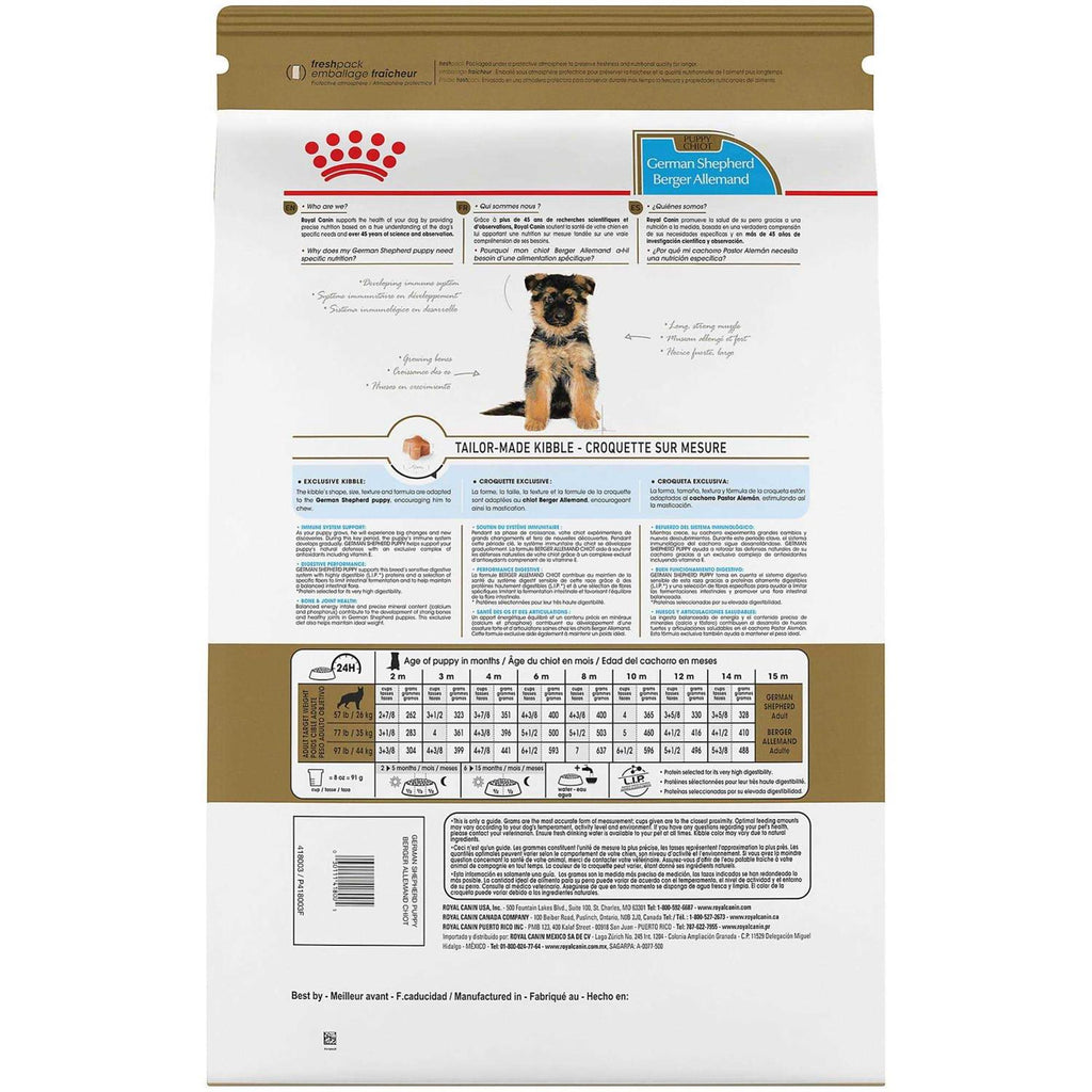German Shepherd Puppy Dry Dog Food O6150