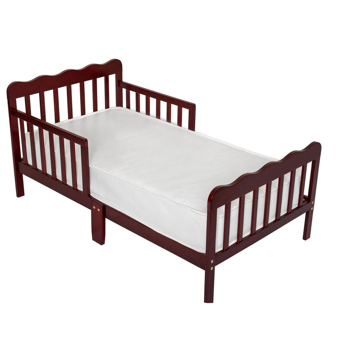 Cherry Wood Toddler Bed with Rails X15459