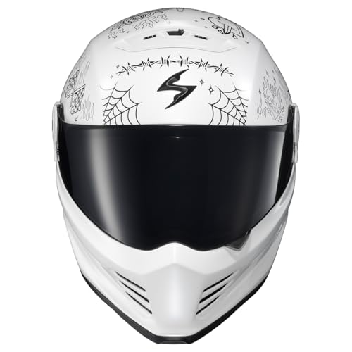 Matte Black Full Face Motorcycle Helmet DOT ECE 22.06 Approved H1078