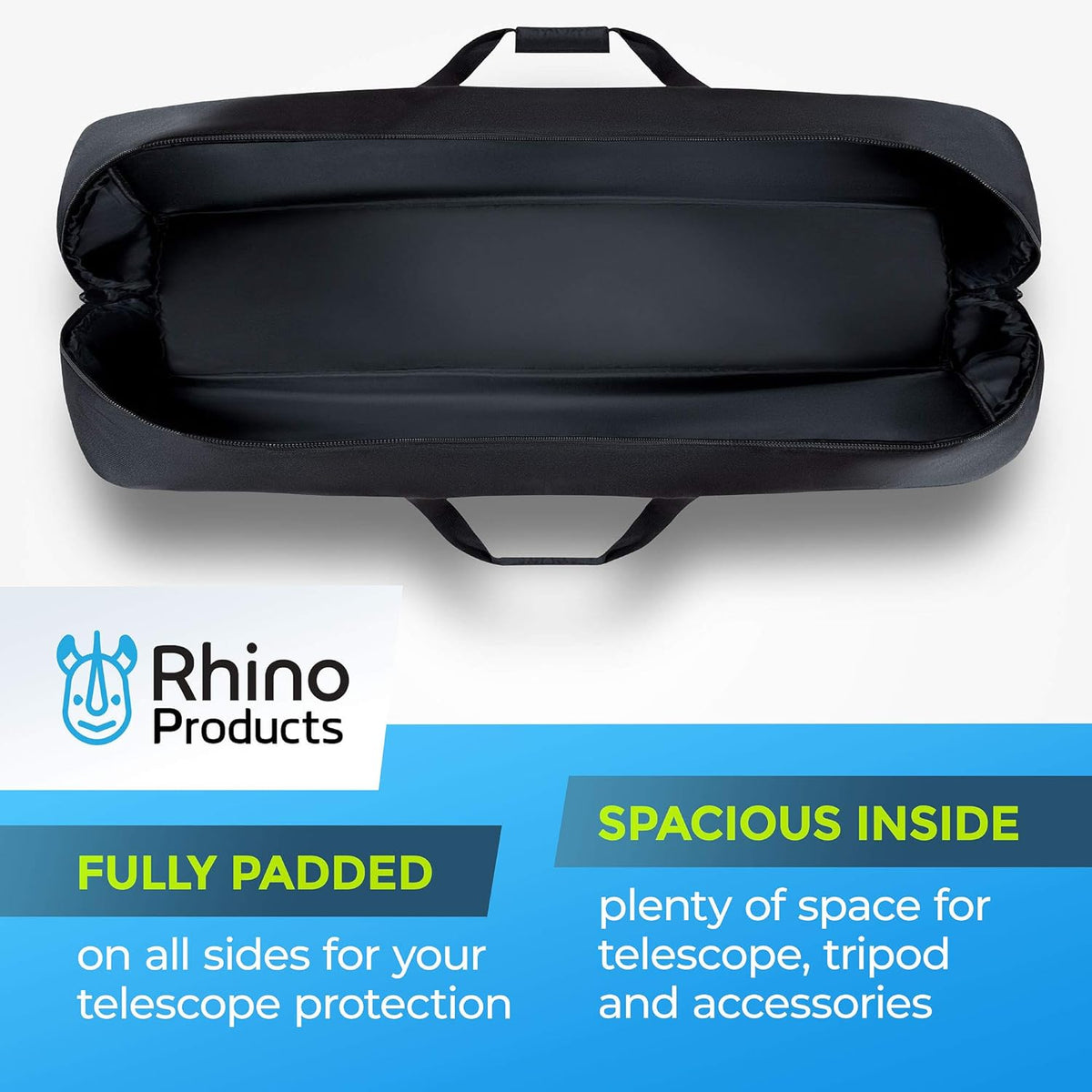 Shock-Absorbent Telescope Carrying Case with Adjustable Shoulder Strap E43019