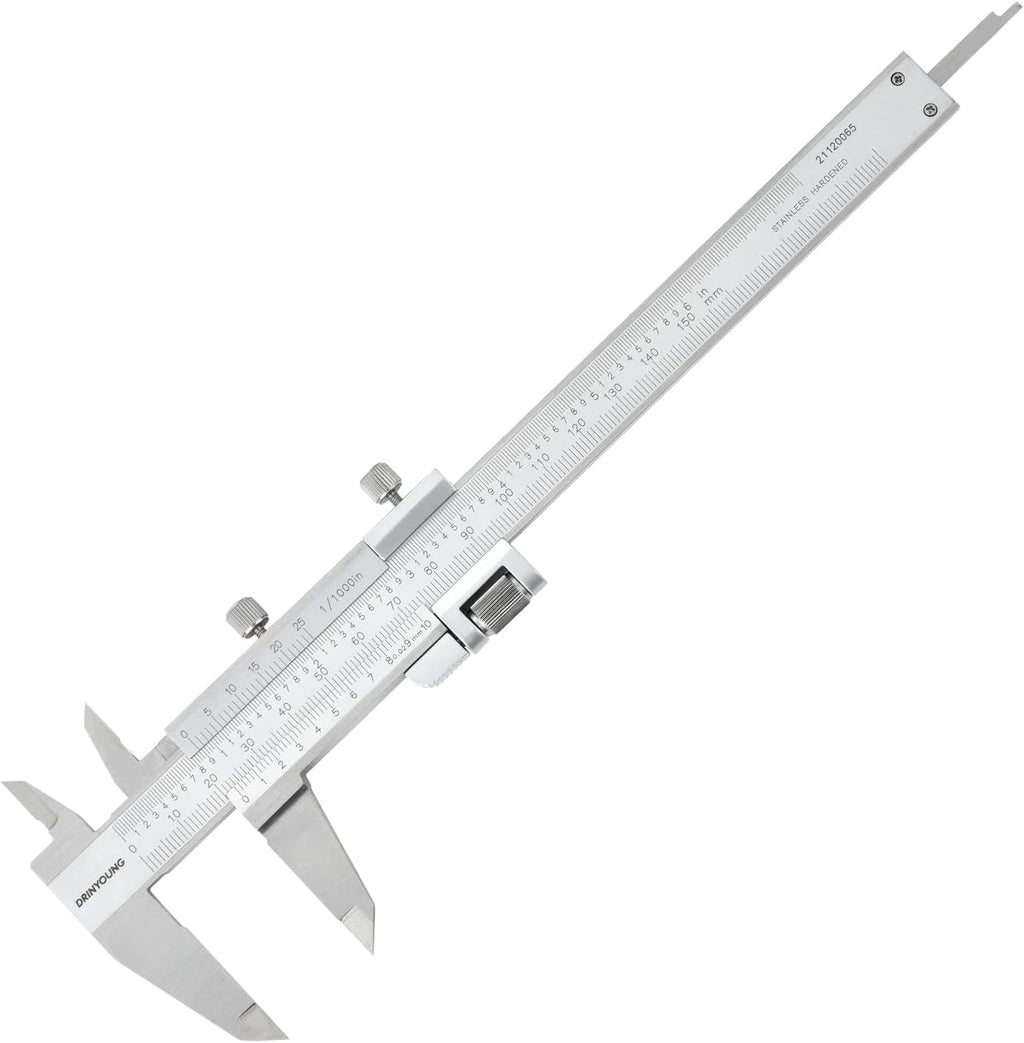 Stainless Steel Precision Vernier Caliper with Fine Adjustment C6483
