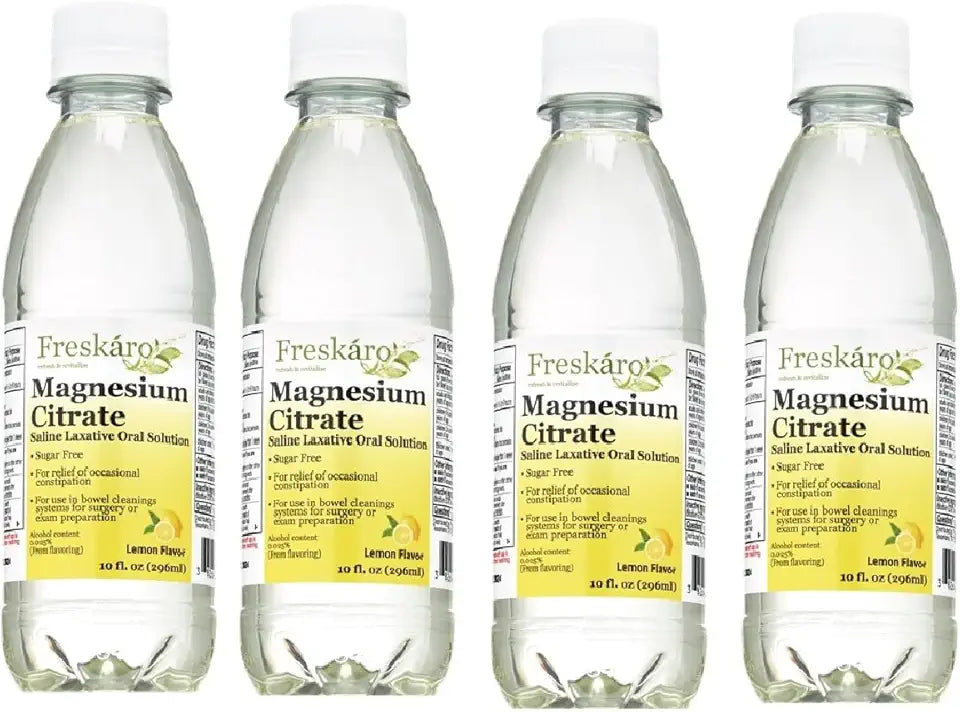 Magnesium Citrate Solution Lemon 10 fl oz (4 Pack) D389