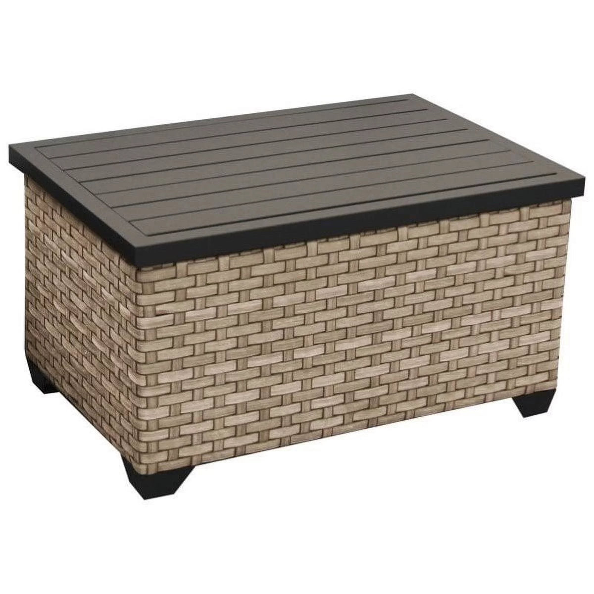 Outdoor Wicker Storage Coffee Table J126019
