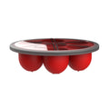 Red Silicone Cup Rack With Lid V4447