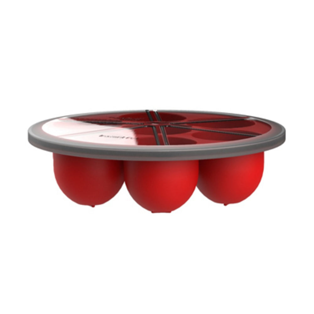 Red Silicone Cup Rack With Lid V4447