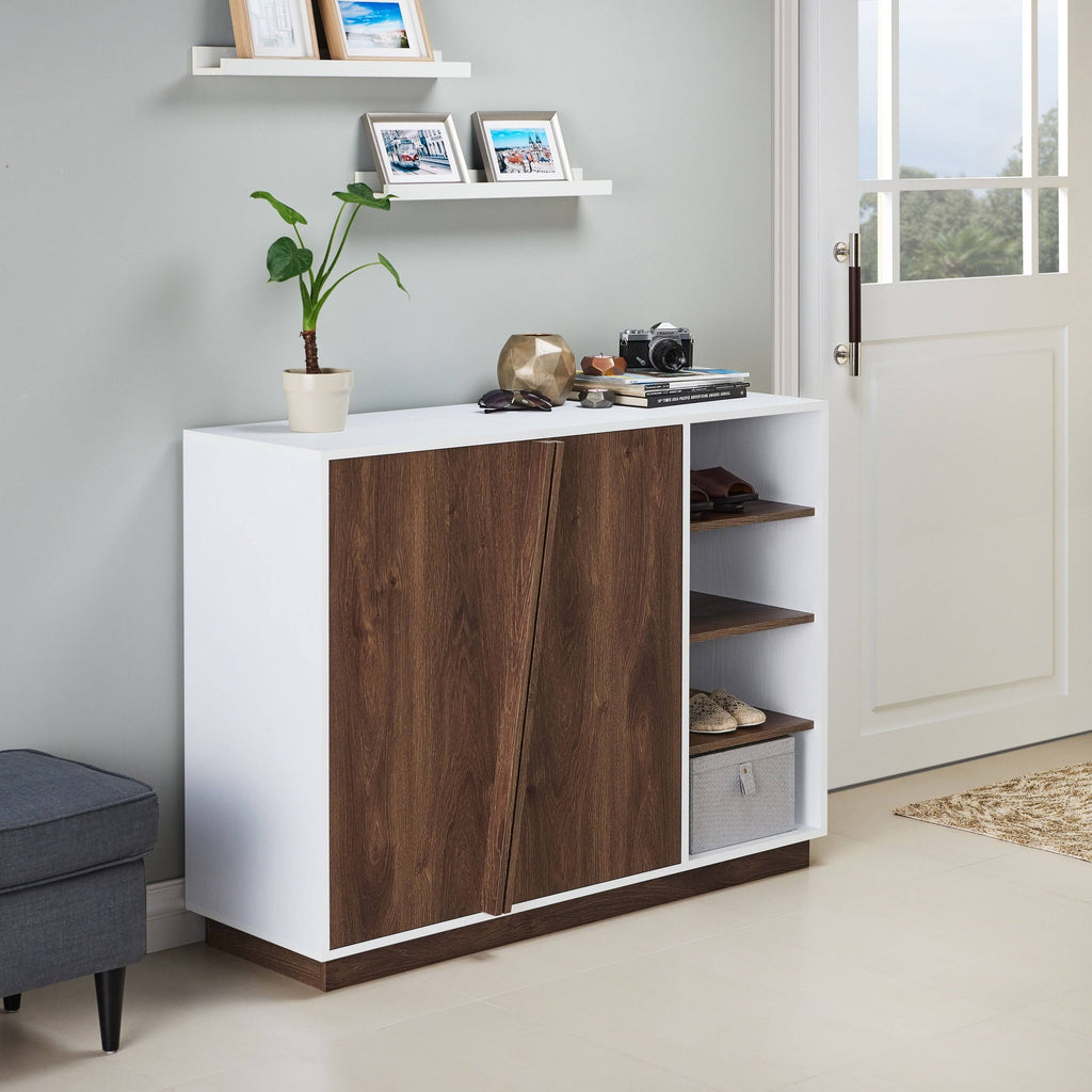 White Storage Cabinet V110