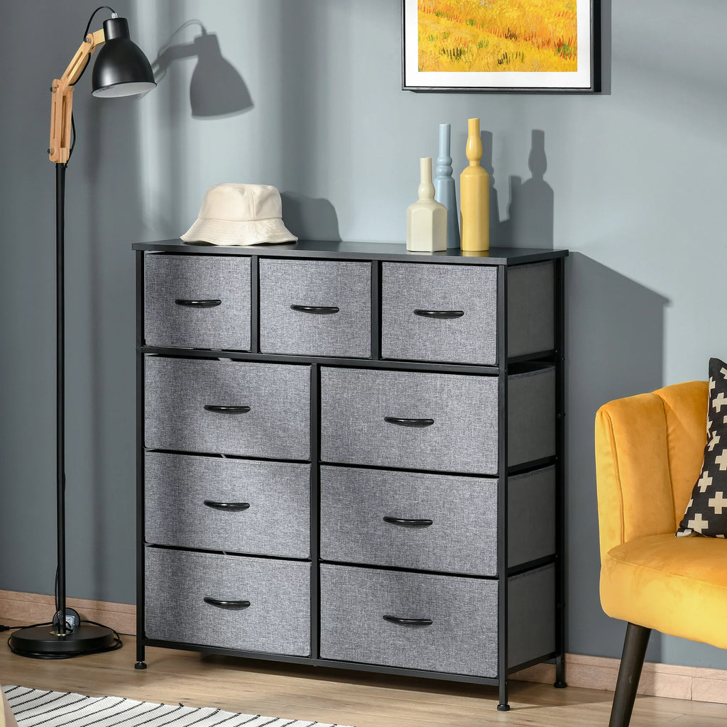 9 Drawer Storage Chest Dresser Organizer O3119