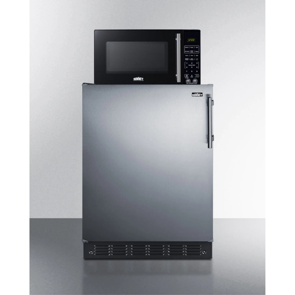 24" Wide 5.5 Cu. Ft. Left Hinge Compact Freezerless Refrigerator F909444