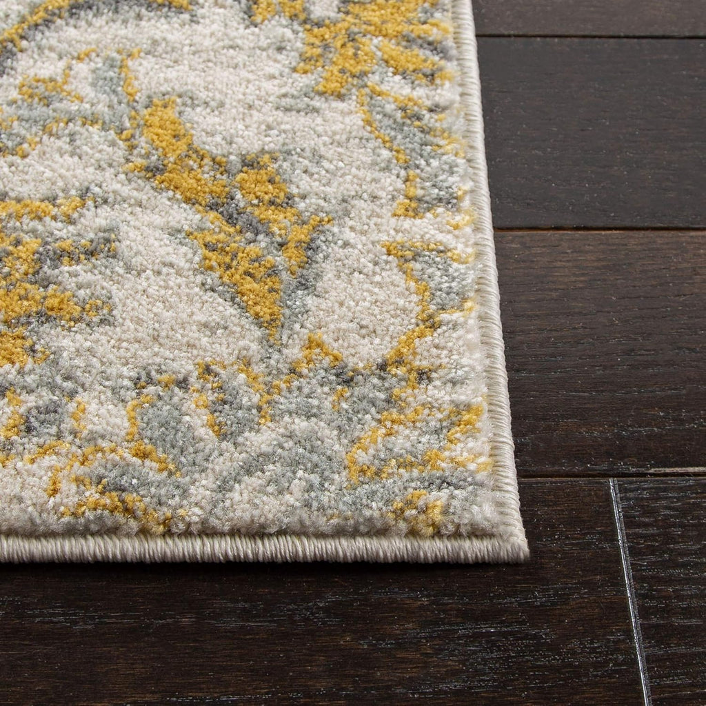 10' x 14' Ivory & Gold Area Rug K1735