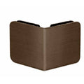 Brushed Bronze Beveled Style 90 Glass-to-Glass Clamp T673