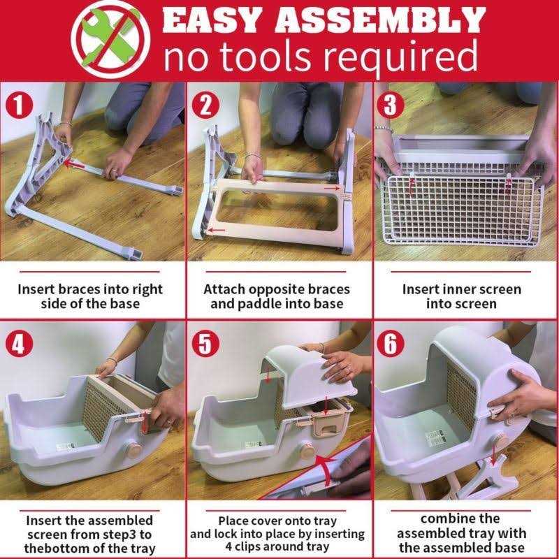 Semi-Automatic Cat Litter Box A812
