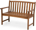 Natural Eucalyptus Wood Bench B4760