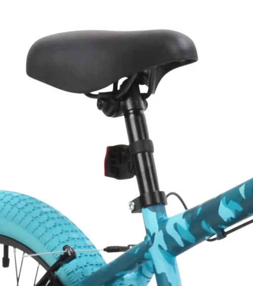 20-inch Turquoise Blue Camouflage Girl's BMX Child Bike F4459