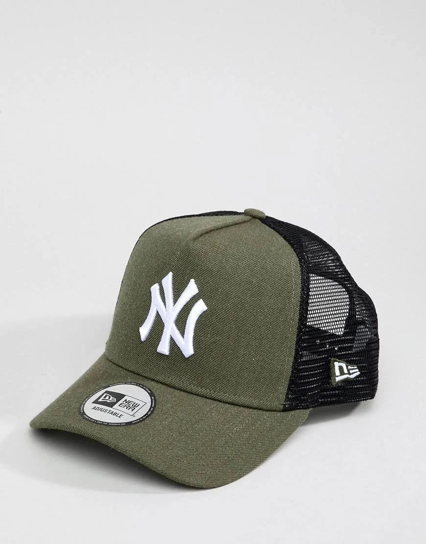 Heather Olive Adjustable Trucker Cap P838