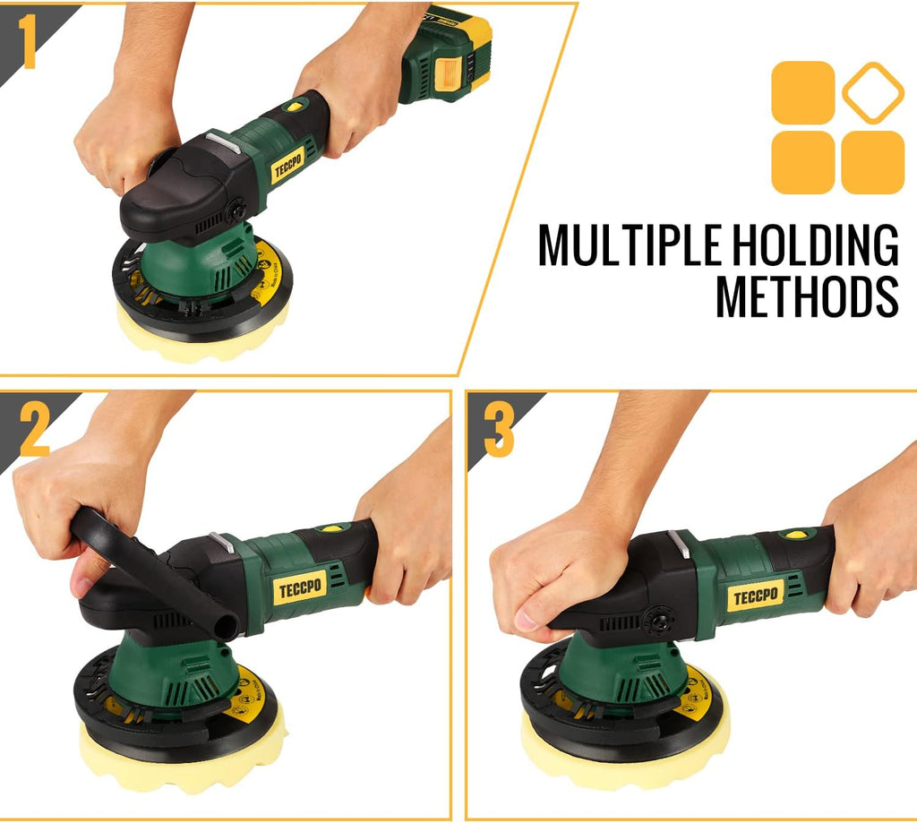Cordless Brushless 6-Inch Dual Action Random Orbit Polisher with 4.0Ah Battery T30903