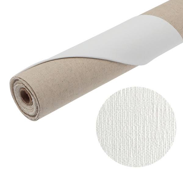 Acrylic Primed Linen Roll 84" x 6 Yards R395