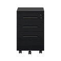 Black Oak 3-Drawer File Cabinet H401511