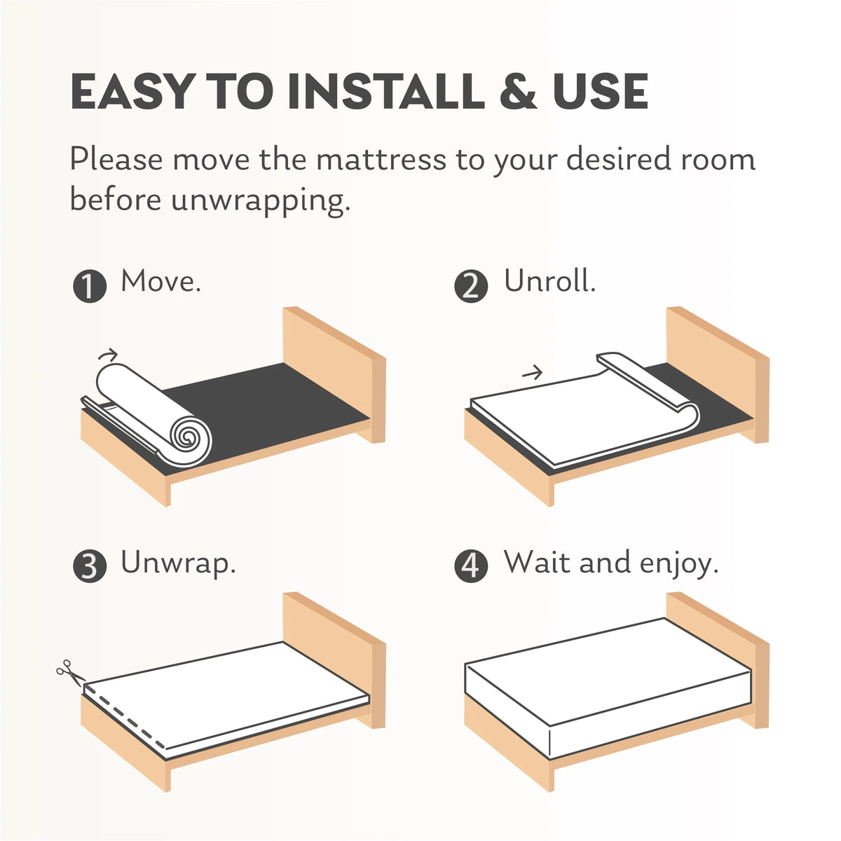 14 inch Queen Gel Memory Foam Mattress W198