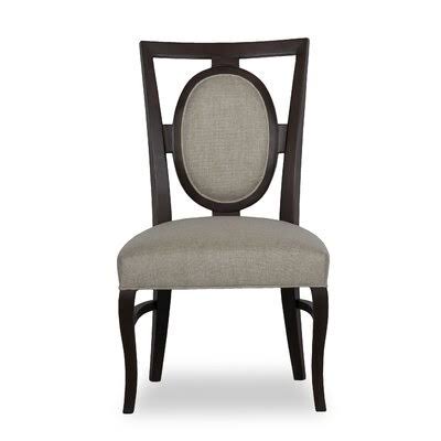 Oyster/Rustic Portobello Back Side Chair W85371