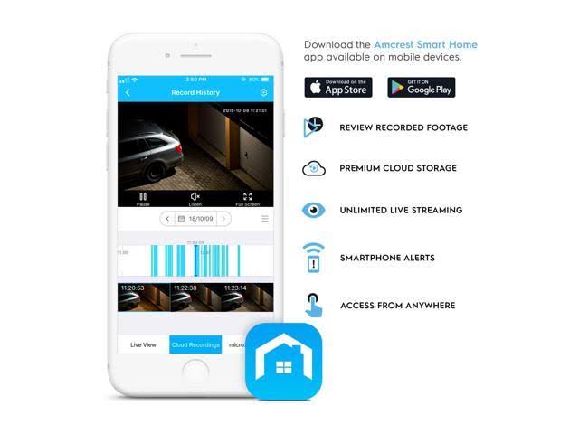 2MP Smart Home Battery Camera System A11837