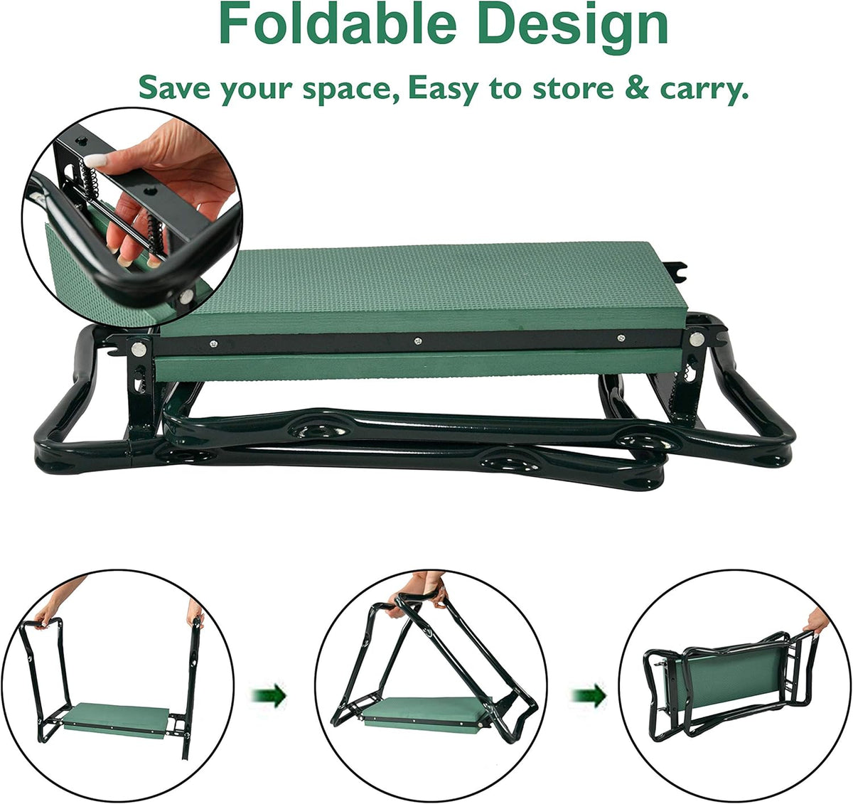Foldable Garden Kneeler and Seat D37111