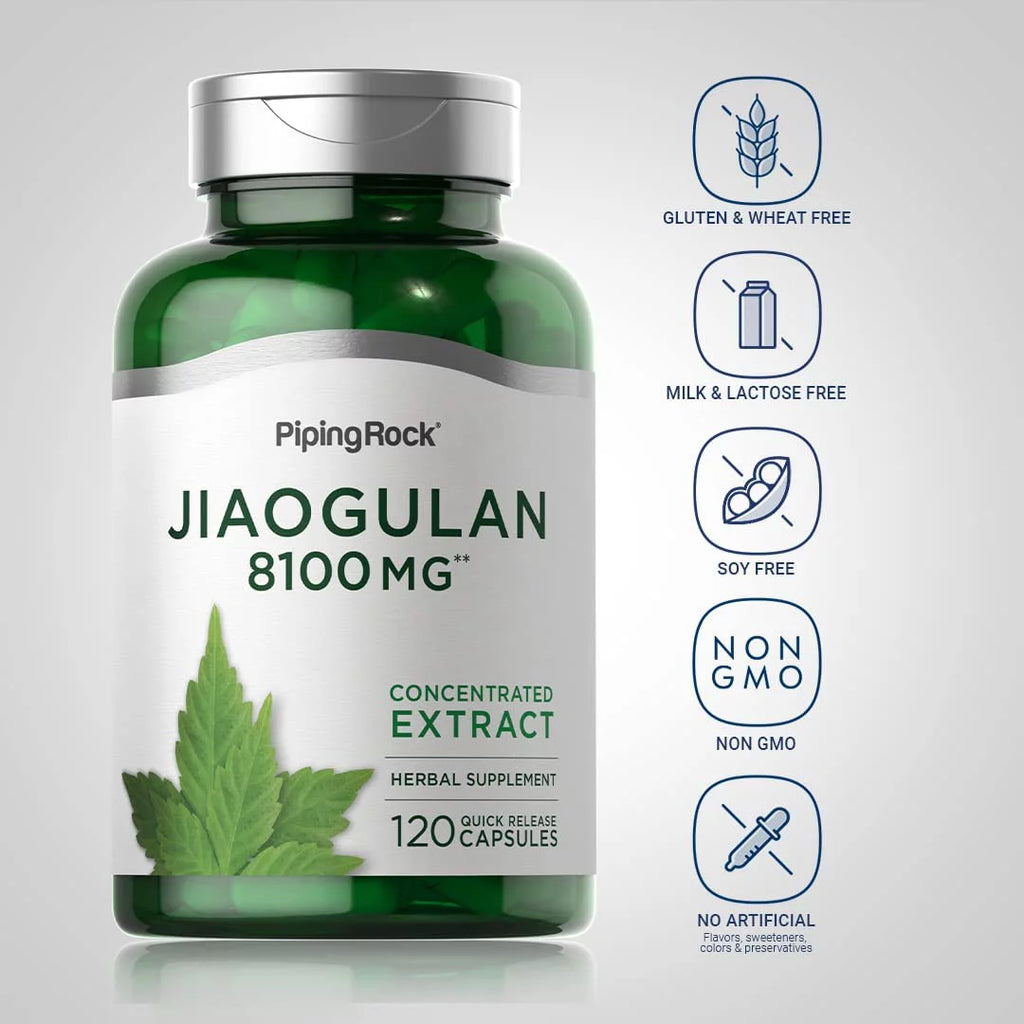 Gynostemma Leaf Extract 8100mg 120 Count Capsules J2707