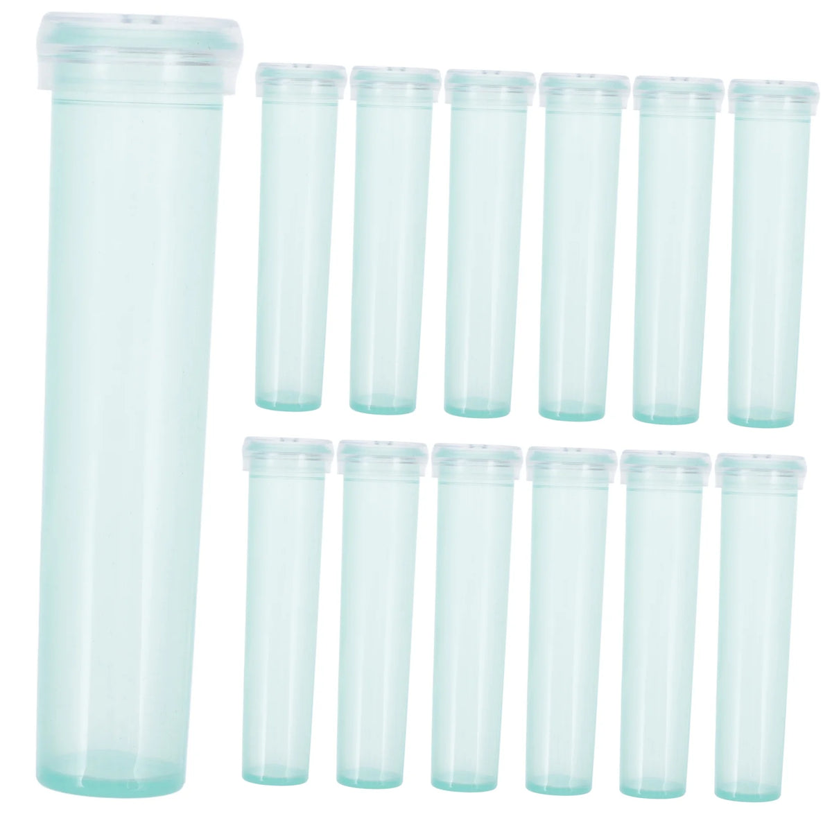 100 Pcs Light Green Plastic Water Tubes for Flowers B58008