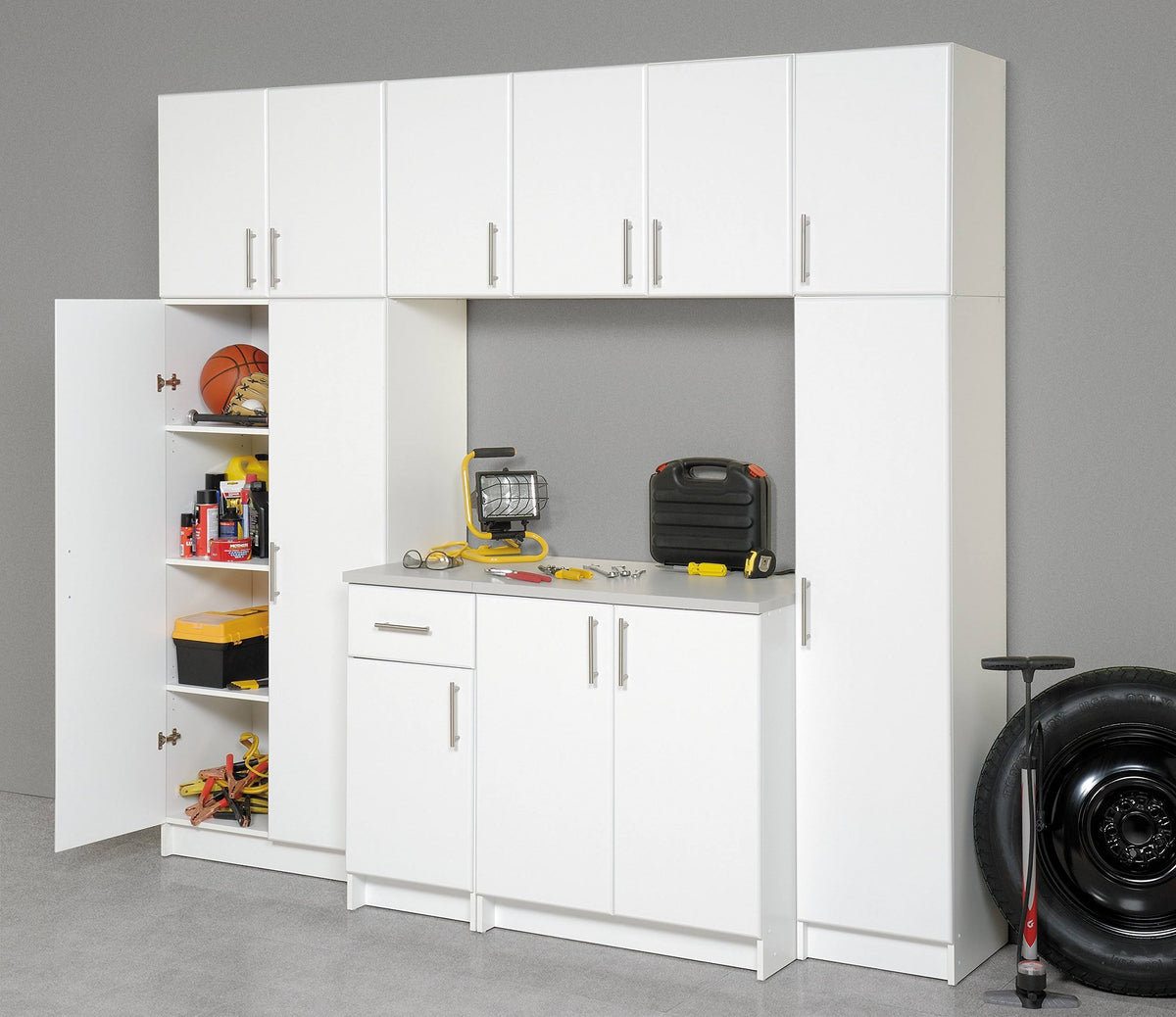 White Stackable Wall Cabinet Z455908