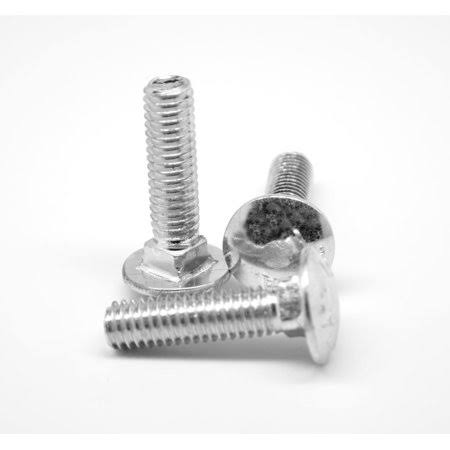 1/2 inch-13 x 2 inch Coarse Thread Grade 5 Carriage Bolt Medium Carbon Steel Zinc Plated Pk 100 W614