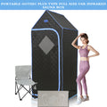 Black Far Infrared Full Body Sauna Tent Q94638