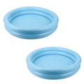 2Pcs Portable Inflatable Pool Plastic Sand Boxes O2048