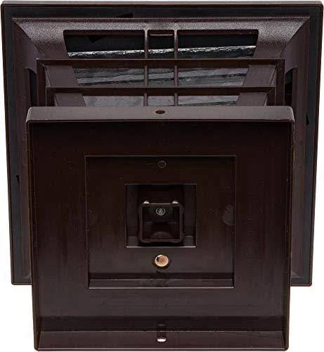 8 Pack 5x5 Solar Powered Post Cap Light with 4x4 Base Adapter (Brown) A737