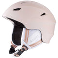 Pale Pink White Ski Helmet C35432